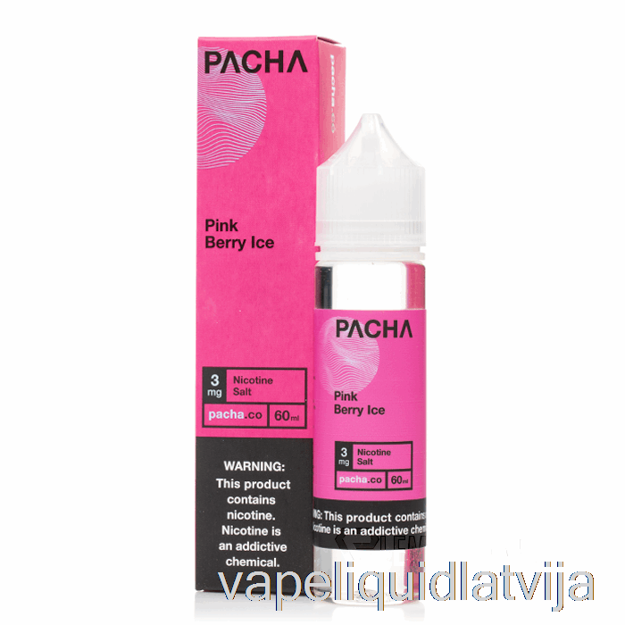 Rozā Ogu Ledus - Pacha - 60ml 0mg Vape šķidrums